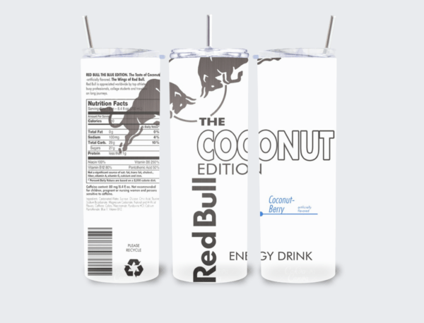 600ml Tumbler (Redbull) - Insulated Stainless Steel Drinkware - Image 4