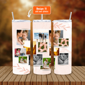 Personalize Your 600ml Double Wall Tumbler with Lid & Straw | Customizable with Your Images