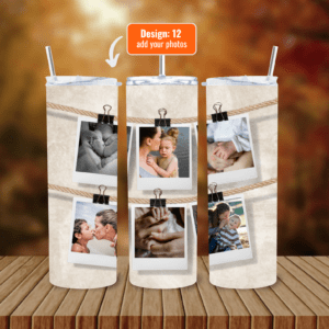 Personalize Your 600ml Double Wall Tumbler with Lid & Straw | Customizable with Your Images