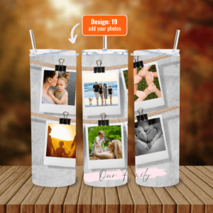 Personalize Your 600ml Double Wall Tumbler with Lid & Straw | Customizable with Your Images