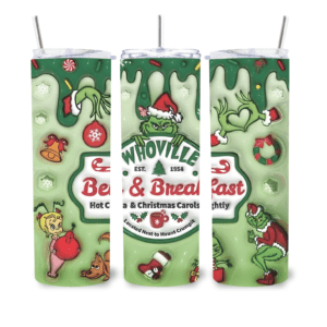 600ml Tumbler (Xmas) - Insulated Stainless Steel Drinkware