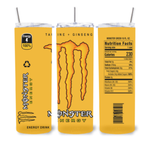 600ml Tumbler (Monster) - Insulated Stainless Steel Drinkware
