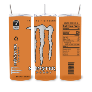 600ml Tumbler (Monster) - Insulated Stainless Steel Drinkware