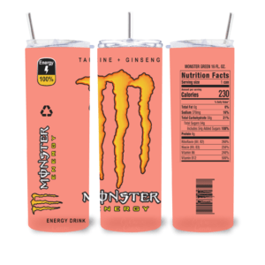 600ml Tumbler (Monster) - Insulated Stainless Steel Drinkware